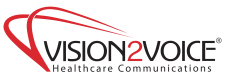 Vision2Voice Healthcare Communications Logo